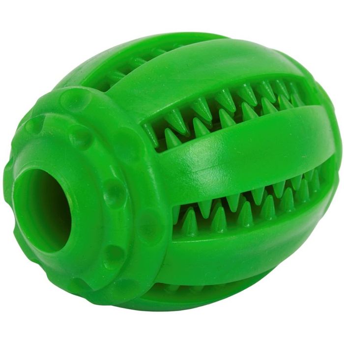 Іграшка для собак Comfy Dental Rugby 8 x 6,5 см - м'ята - masterzoo.ua