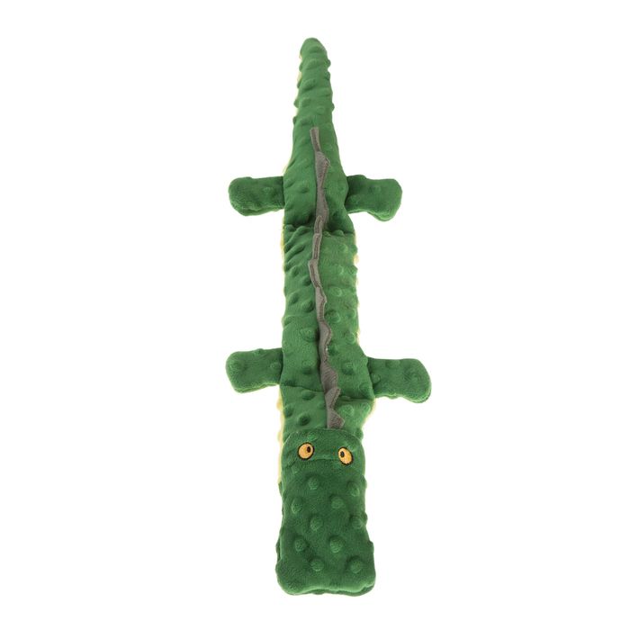 Игрушка для собак GimDog Крокодил зелёный 63,5 см (текстиль) - masterzoo.ua