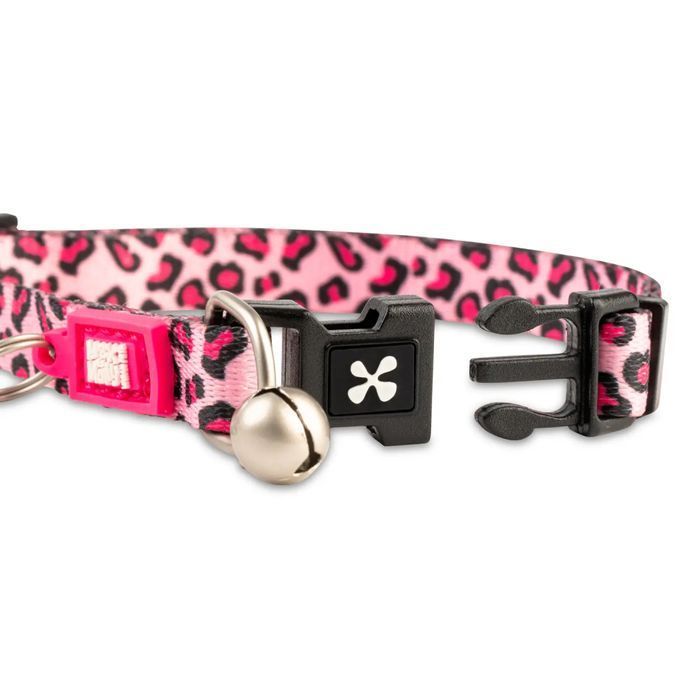 Нашийник для котів Max Molly Smart ID Рожевий леопард One Size - рожевий - masterzoo.ua