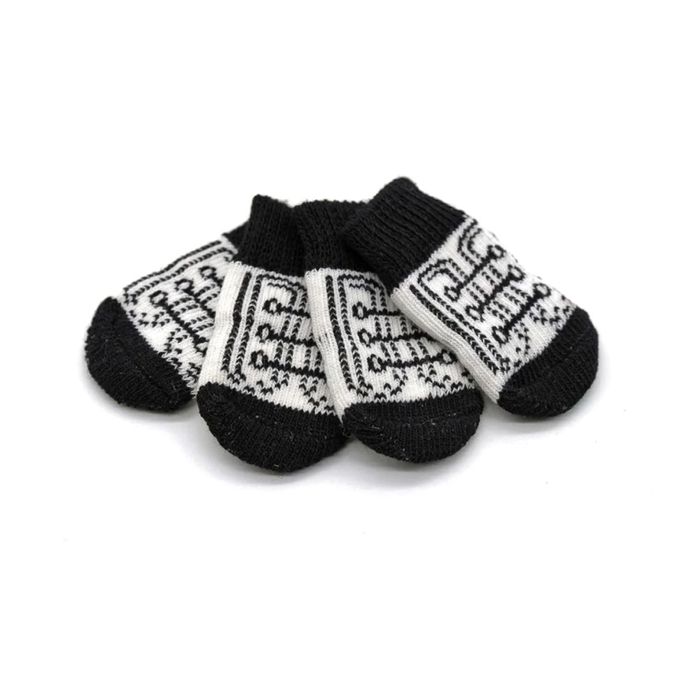 Шкарпетки для собак YIWU Non Skid білі L - masterzoo.ua