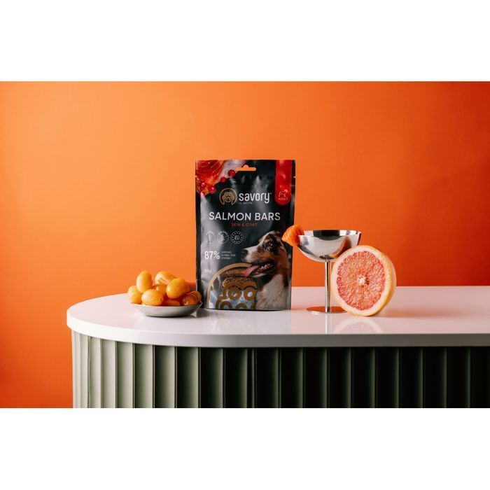 Лакомство для собак Savory Salmon Bars 100 г - лосось - masterzoo.ua