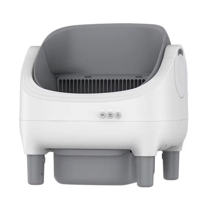 Смарт-лоток для кошек Me&Pet NMP-45 53х45х51 см - бело-серый - masterzoo.ua