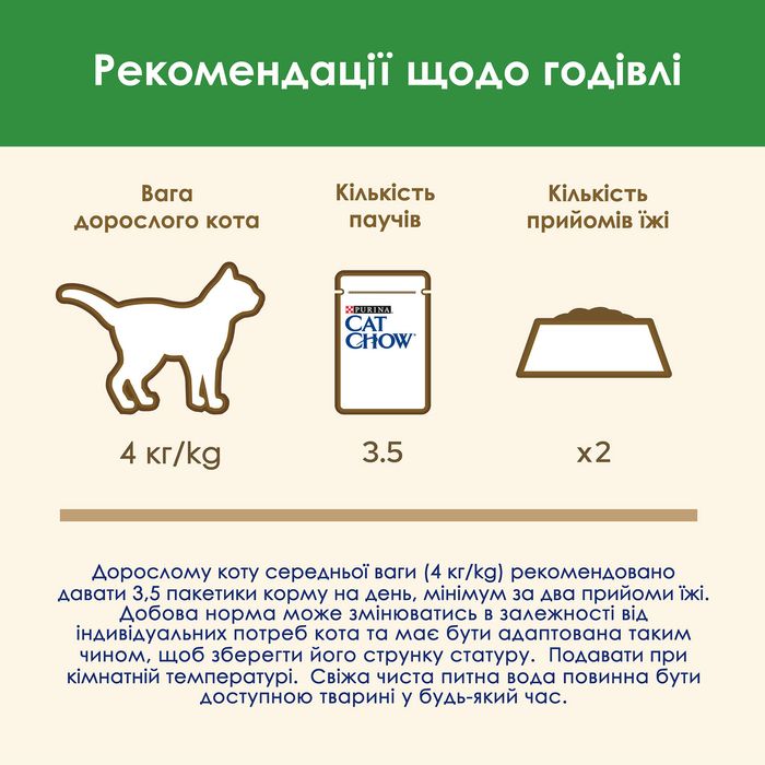 Вологий корм для стерилізованих котів Cat Chow Adult 85 г (ягня та квасоля) - masterzoo.ua