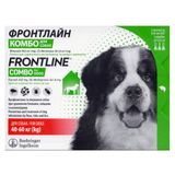 Краплі на холку для собак Boehringer Ingelheim (Merial) «Frontline Combo» СПОТ Он від 40 до 60 кг XL, 3 піпетки (від зовнішніх паразитів)