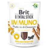 Ласощі для собак Brit Dental Stick Immuno 251 г 7 шт - пробіотики та кориця