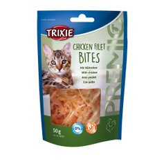 Лакомство для кошек Trixie PREMIO Chicken Filet Bites 50 г (курица) - masterzoo.ua