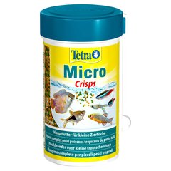 Сухий корм для дрібних акваріумних риб Tetra в чипсах «Micro Crisps» 100 мл (для всіх акваріумних риб) - masterzoo.ua
