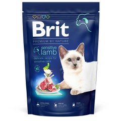 Сухой корм для котов с чувствительным пищеварением Brit Premium by Nature Cat Sensitive 1,5 кг (ягненок) - masterzoo.ua