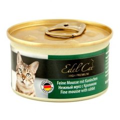 Влажный корм для кошек Edel Cat 85 г (мусс с кроликом) - masterzoo.ua