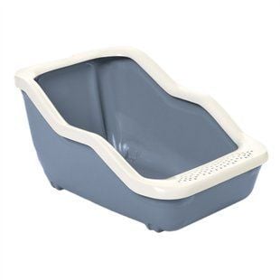 Туалет для кошек MPS Netta Open 54x39x29 см - синий - masterzoo.ua