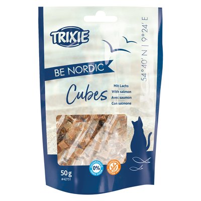 Лакомство для кошек Trixie Be Nordic Salmon Cubes 50 г (лосось) - masterzoo.ua