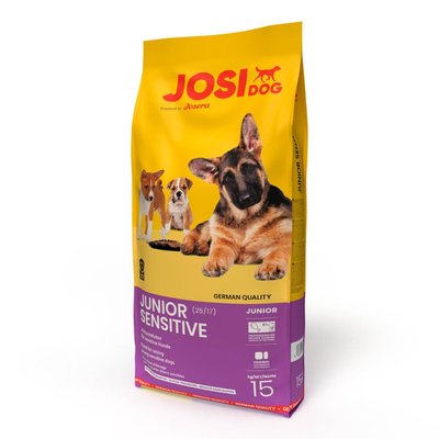 Сухий корм для собак Josera JosiDog Junior Sensitive 15 кг - домашня птиця - masterzoo.ua
