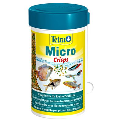 Сухой корм для мелких аквариумных рыб Tetra в чипсах «Micro Crisps» 100 мл (для всех аквариумных рыб) - masterzoo.ua