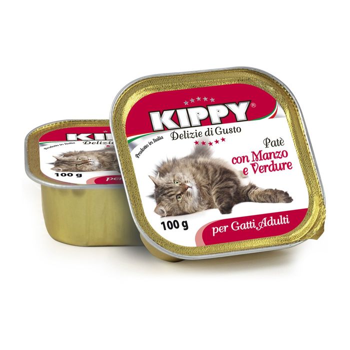 Вологий корм для котів Kippy Cat 100 г (яловичина) - masterzoo.ua