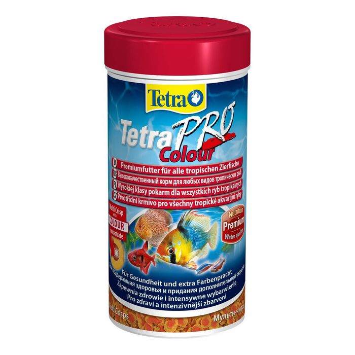 Сухой корм для аквариумных рыб Tetra в чипсах «TetraPro Colour» 500 мл (для всех аквариумных рыб) - masterzoo.ua