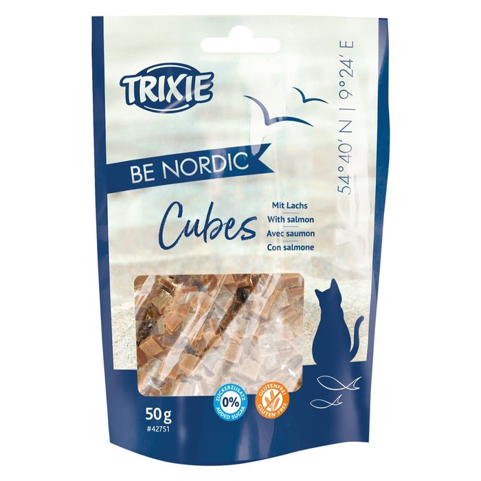 Ласощі для котів Trixie Be Nordic Salmon Cubes 50 г (лосось) - masterzoo.ua