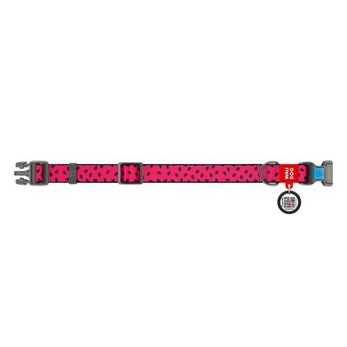Ошейник для собак COLLAR WOUDOG Нейлон S - розовый - masterzoo.ua