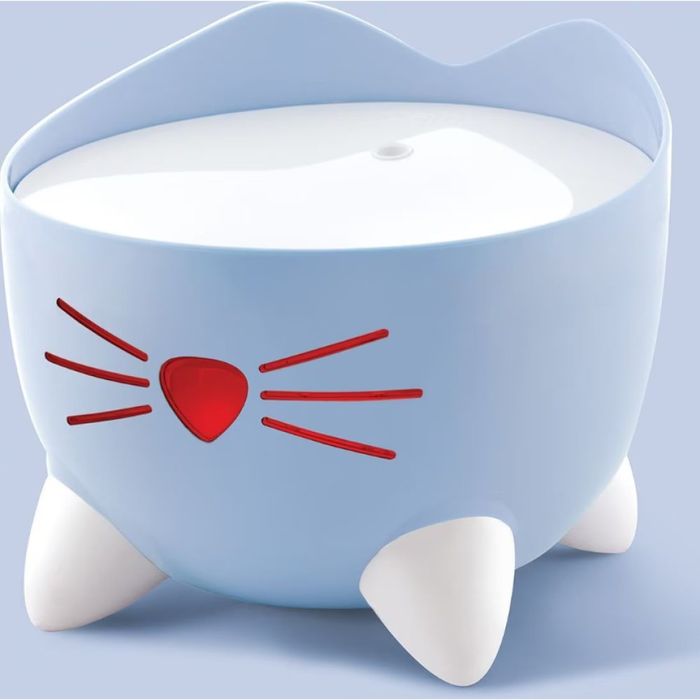 Поїлка-фонтан для котів Catit Pixi пластик блакитна 2,5 л - masterzoo.ua