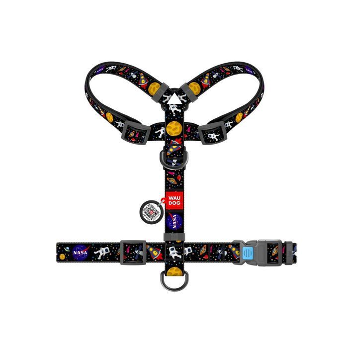 Шлейка для собак Collar Nylon Н-образная S - черный - masterzoo.ua