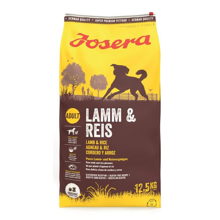 Сухой корм для собак Josera Lamm & Reis 12,5 кг - ягненок и рис - masterzoo.ua