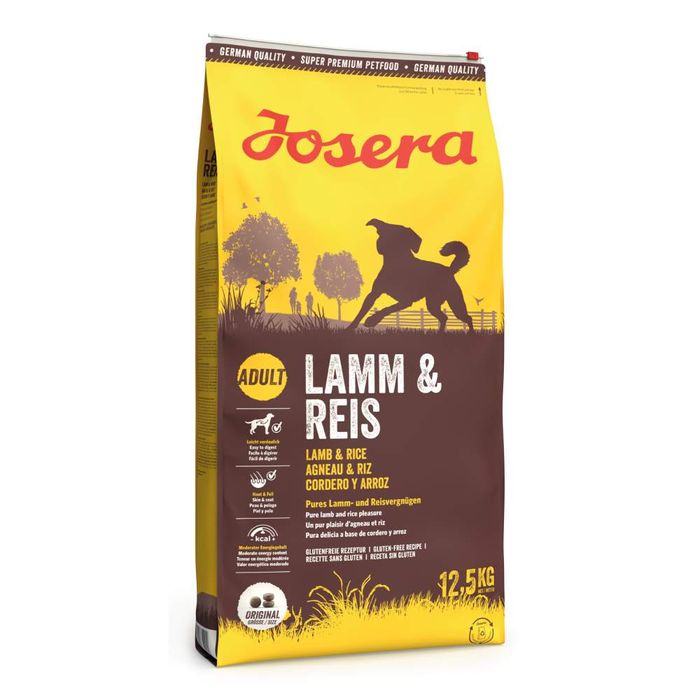 Сухой корм для собак Josera Lamm & Reis 12,5 кг - ягненок и рис - masterzoo.ua