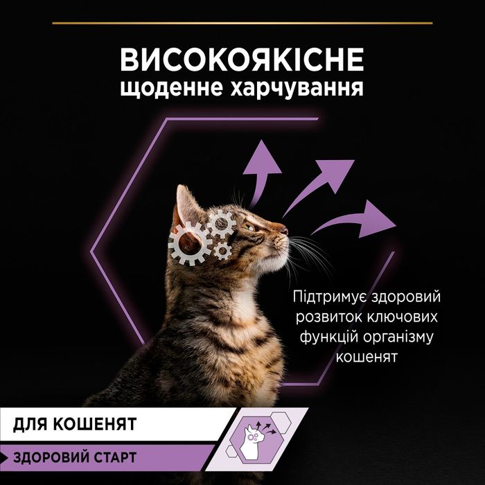Влажный корм для котят Pro Plan Kitten Healthy Start pouch 75 г — индейка - masterzoo.ua