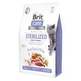 Сухий корм для котів Brit Care Cat Grain Free Sterilized Weight Control 2 кг - качка та індичка - masterzoo.ua