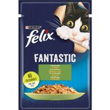Вологий корм для котів Felix Fantastic 85 г - кролик