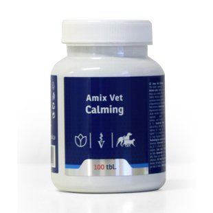 Таблетки Amix Vet Calming заспокійливі для собак та котів 100 шт - masterzoo.ua