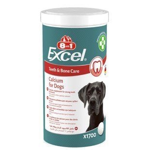 8in1 Excel Calcium Teeth & Bone Care вітаміни для собак 1700 шт - masterzoo.ua