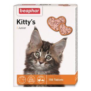 Витамины для котят Beaphar Kitty's Junior 150 таблеток - masterzoo.ua