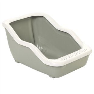 Туалет для кошек MPS Netta Open 54x39x29 см - зеленый - masterzoo.ua