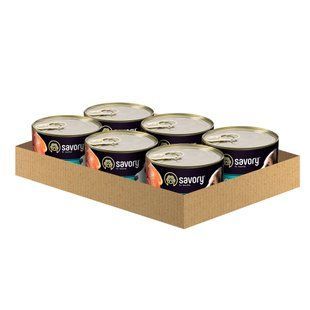 Упаковка влажного корма для щенков Savory Puppy 6 шт х 200 г - курица - masterzoo.ua