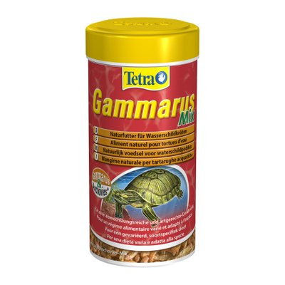Натуральный корм для водоплавающих черепах Tetra «Gammarus Mix» сушёные гаммарус и анчоус 250 мл - masterzoo.ua
