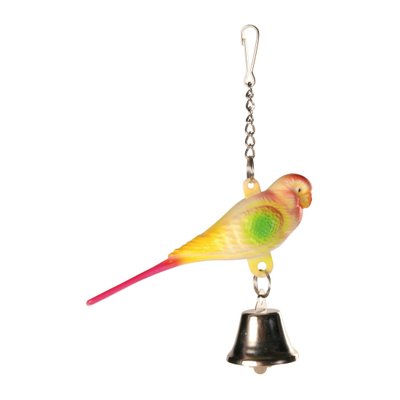 Іграшка для птахів Trixie Папуга 9 см (пластик)