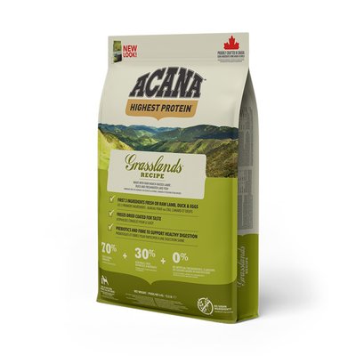 Сухий корм для собак всіх порід Acana Grasslands Recipe | 6 кг (ягня) - masterzoo.ua
