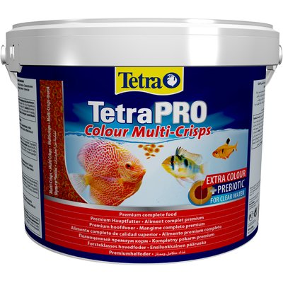 Сухий корм для акваріумних риб Tetra в чипсах «TetraPro Colour» 10 л (для всіх акваріумних риб) - masterzoo.ua