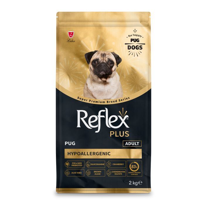 Cухой корм для собак Reflex Plus Pug Adult 2 кг - masterzoo.ua
