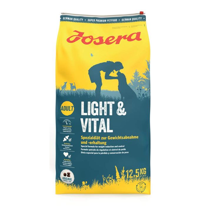 Сухой корм для собак Josera Light & Vital 12,5 кг - домашняя птица - masterzoo.ua