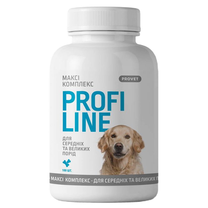 Вітаміни для собак ProVET Profiline Максі Комплекс 100 таблеток - masterzoo.ua