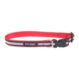 Нашийник для собак регульований світловідбивний Amiplay Shine XL 45-70 см / 25 мм (червоний)