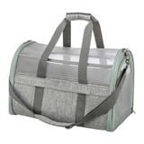 Сумка-переноска для собак Trixie Carrier Dillon 33х32х54 см - сіро-м'ятний - masterzoo.ua