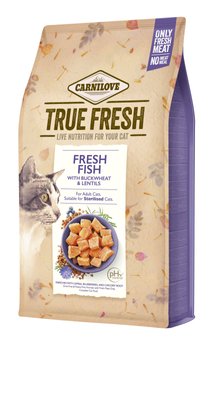 Сухий корм для котів Carnilove True Fresh Cat 4,8 кг - риба - masterzoo.ua