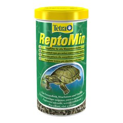 Сухий корм для водоплавних черепах Tetra в паличках «ReptoMin» 1 л - masterzoo.ua