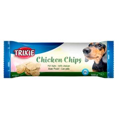 Ласощі для собак Trixie Snack Chips 4 см, 100 г (курка) - masterzoo.ua