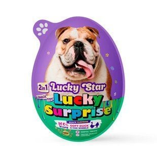 Яйце-сюрприз&nbsp;для собак Lucky&nbsp;Star Ласощі + Іграшка 20 г - качка та тріска - masterzoo.ua