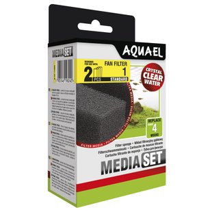 Губка Aquael «Media Set Standard» 2 шт. (для внутрішнього фільтра Aquael FAN-1 Plus) - masterzoo.ua