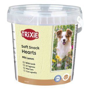 Лакомство для собак Trixie Soft Snack Hearts 500 г - ягненок - masterzoo.ua