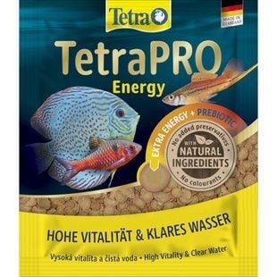 Сухий корм всеїдних для акваріумних риб TetraPro Energy 12 г - чипси - masterzoo.ua