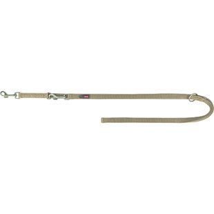 Trixie Premium Adjustable Lead поводок для собак M&ndash;L 2 м 20 мм - песочный - masterzoo.ua